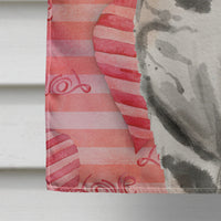 American Shorthair Cat Love Flag Canvas House Size CK3044CHF