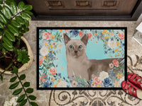 Tonkinese Spring Flowers Indoor or Outdoor Mat 18x27 CK3400MAT