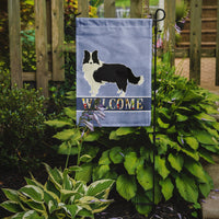 Border Collie Welcome Flag Garden Size CK3581GF