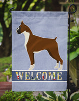 Boxer Welcome Flag Garden Size CK3585GF