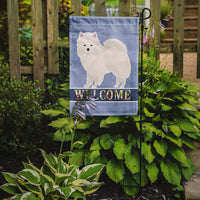 American Eskimo Welcome Flag Garden Size CK3633GF