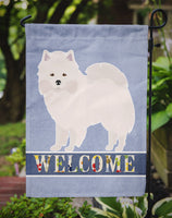 American Eskimo Welcome Flag Garden Size CK3633GF