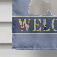 Bolognese Welcome Flag Canvas House Size CK3684CHF