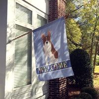 Boston Terrier Welcome Flag Canvas House Size CK3685CHF
