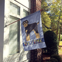 Schnoodle Welcome Flag Canvas House Size CK3772CHF