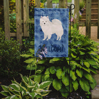 American Eskimo Welcome Flag Garden Size CK5964GF