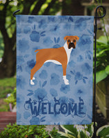 Boxer Welcome Flag Garden Size CK6065GF