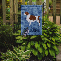 Welsh Springer Spaniel Welcome Flag Garden Size CK6127GF