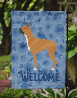 Boxer Welcome Flag Garden Size CK6180GF