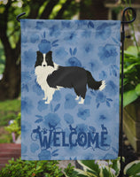 Border Collie Welcome Flag Garden Size CK6226GF