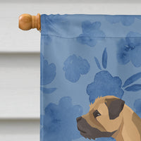 Border Terrier Welcome Flag Canvas House Size CK6227CHF