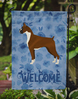 Boxer Welcome Flag Garden Size CK6230GF