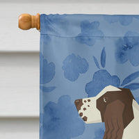 English Springer Spaniel Welcome Flag Canvas House Size CK6241CHF