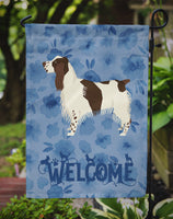 English Springer Spaniel Welcome Flag Garden Size CK6241GF