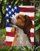 American English Coonhound American Flag Flag Garden Size CK6397GF