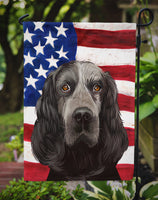 Blue Picardy Spaniel American Flag Flag Garden Size CK6443GF