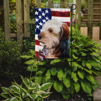 Bosnian Coarse-haired Hound American Flag Flag Garden Size CK6450GF