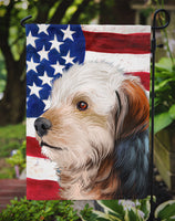 Bosnian Coarse-haired Hound American Flag Flag Garden Size CK6450GF