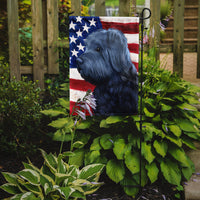 Bouvier des Flandres American Flag Flag Garden Size CK6453GF