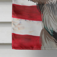 Welsh Springer Spaniel American Flag Flag Canvas House Size CK6753CHF