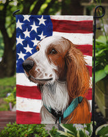 Welsh Springer Spaniel American Flag Flag Garden Size CK6753GF