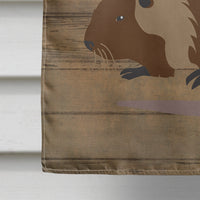 Coypu Nutria River Rat Welcome Flag Canvas House Size CK6823CHF