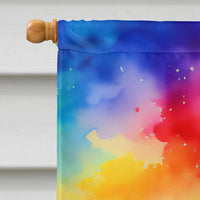 Geraniums in Color House Flag