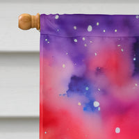 Gypsophila in Color House Flag
