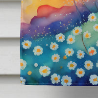 Gypsophila in Color House Flag