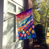 Hyacinths in Color House Flag