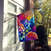 Hydrangeas in Color House Flag