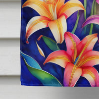 Lilies in Color House Flag