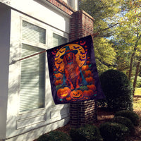 Irish Setter Witchy Halloween House Flag