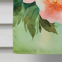 Georgia Cherokee Rose in Watercolor House Flag