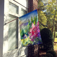 Idaho Syringa in Watercolor House Flag