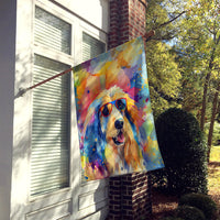 Afghan Hound Hippie Dawg House Flag