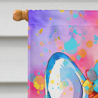 French Bulldog Hippie Dawg House Flag