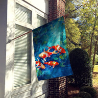 Koi Fish House Flag