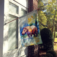 Hippopotamus House Flag