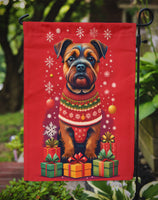 Border Terrier Holiday Christmas Garden Flag