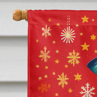 Greyhound Holiday Christmas House Flag
