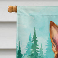 German Shepherd Christmas House Flag
