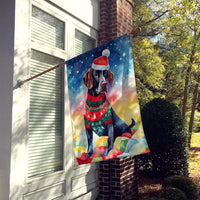 German Shorthaired Pointer Christmas House Flag