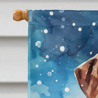 German Shorthaired Pointer Christmas House Flag