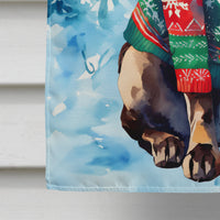 German Shorthaired Pointer Christmas House Flag