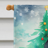 Giant Schnauzer Christmas House Flag