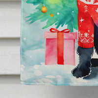 Giant Schnauzer Christmas House Flag