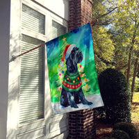 Giant Schnauzer Christmas House Flag
