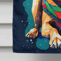 Great Dane Christmas House Flag