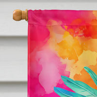 Hippie Animal Cockatoo House Flag